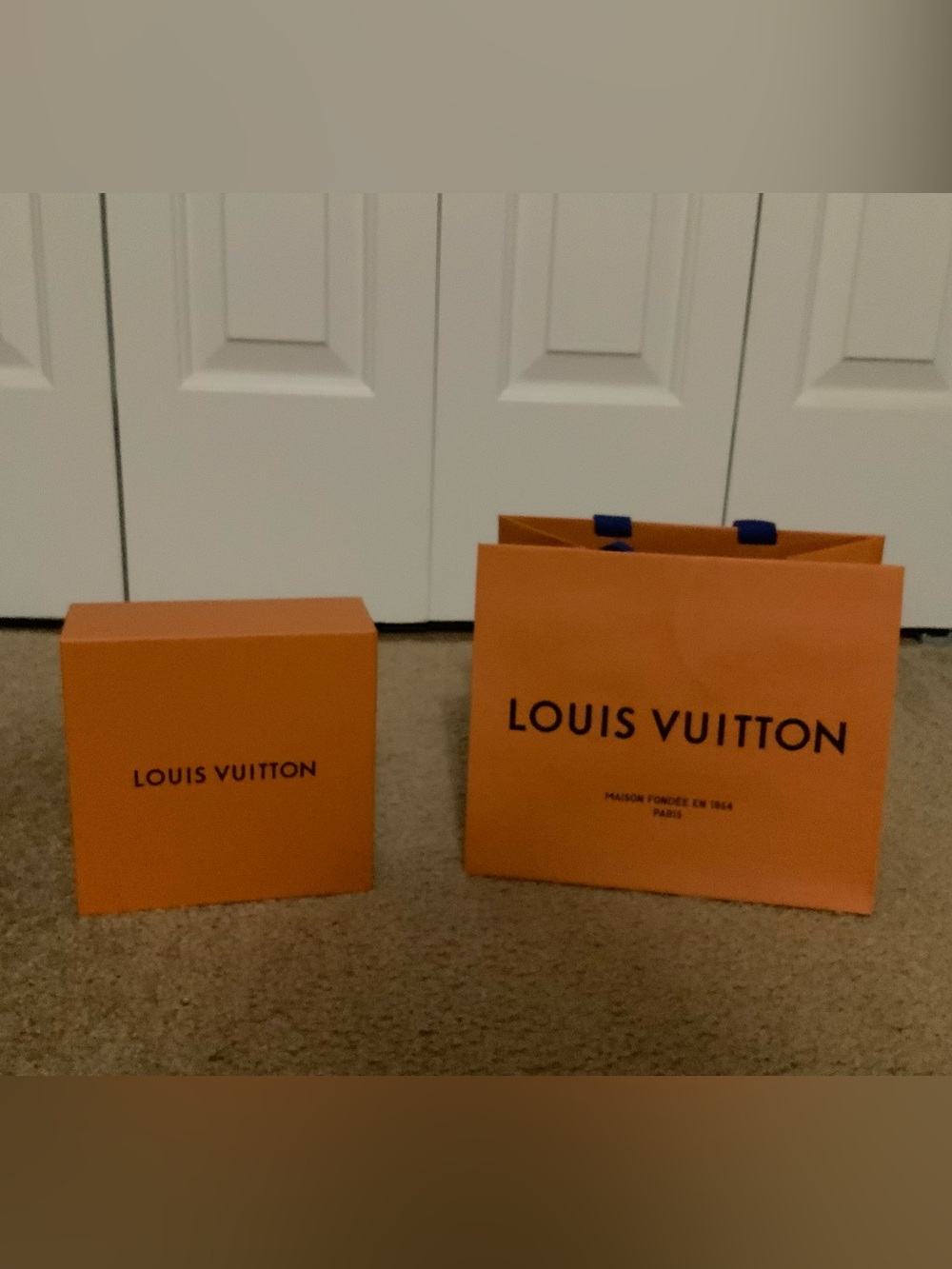 Louis Vuitton Small shopping bag and box
